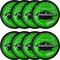 Emerald Green Graduation Paper 6.75 Inch Dessert Plates (18/Pkg)
